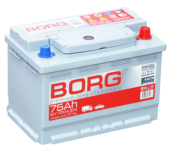 АКБ BORG Premium 6СТ-75R