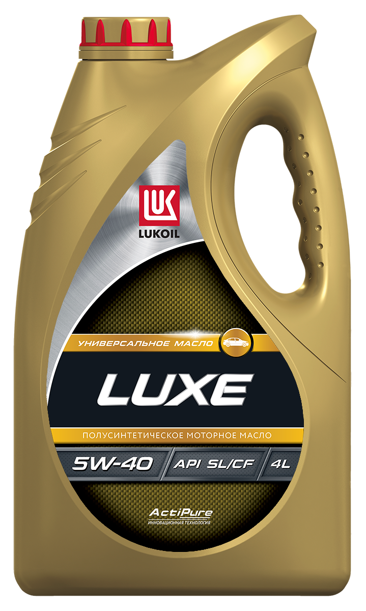 Масло Лукойл Люкс SAE 5W40 API SL/CF новая канистра 4л