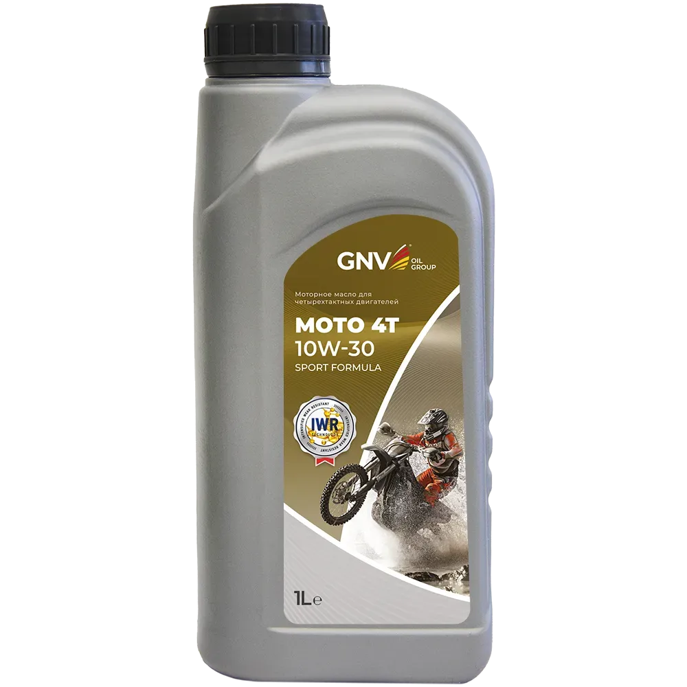 Моторное масло для мототехники GNV Moto 4T 10W30 МИНЕР 1 л
