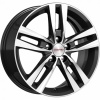 Диск Rassvet 6,5*16 38 5*114,3 67,1 алмаз черный К&К (КС868-03) 74687SK