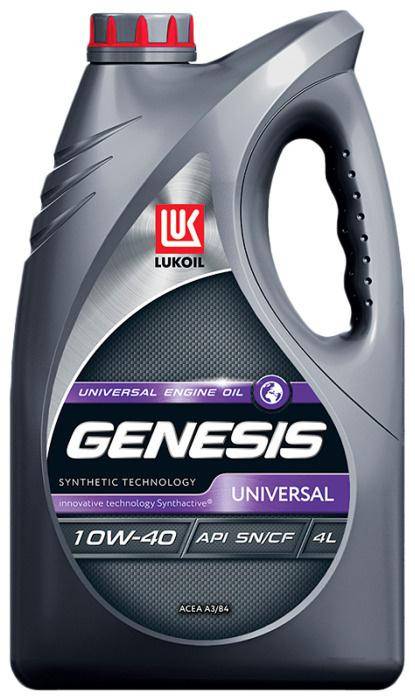 Масло Лукойл Genesis Universal 10W40 нк, 4л