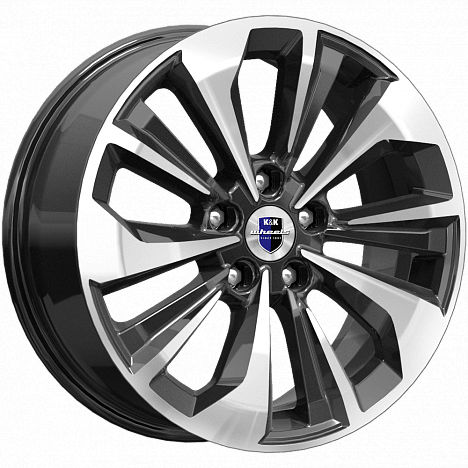 Диск Авиор 7*17 50 5*108 63,35 алмаз черный К&К (КС936-13) 76648