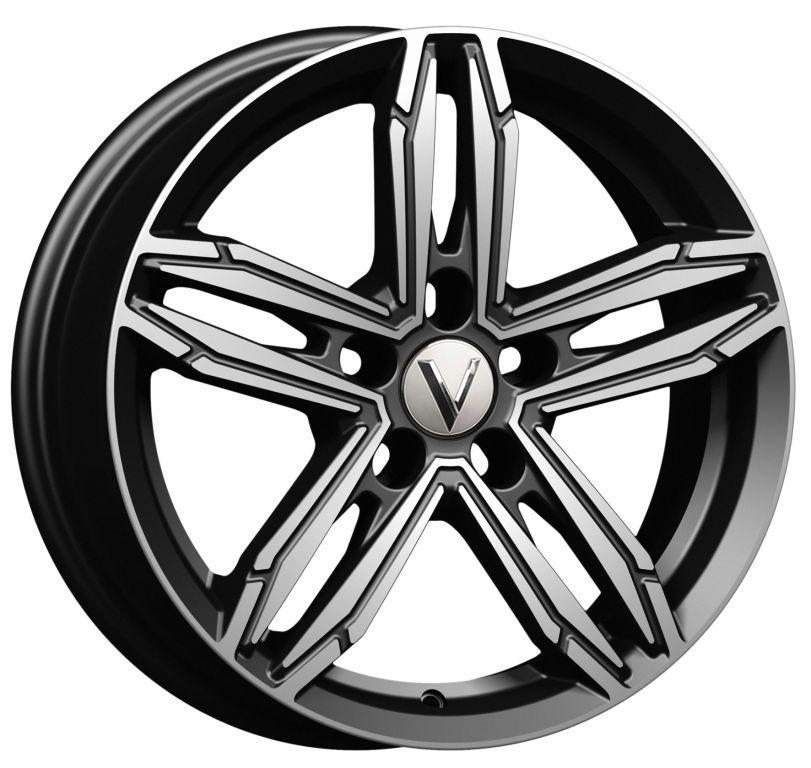 Диск B261 7*17 45 4*100 67,1 алмаз черный S Vector 26102AB