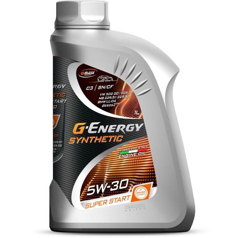Масло G-Energy Synthetic Super Start 5W-30, 1л