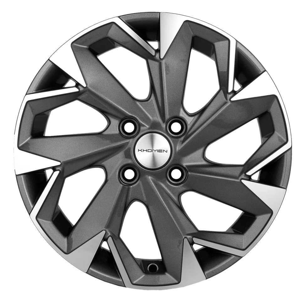 Диск KHW1402 (ZV 14_Accent/Getz/i20 ) 5,5*14 38 4*100 67,1 GRAY-FP KHOMEN Wheels KHW104111