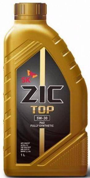 Масло ZIC TOP SAE 5W30 1л C3 VW504/507 MB.229.52