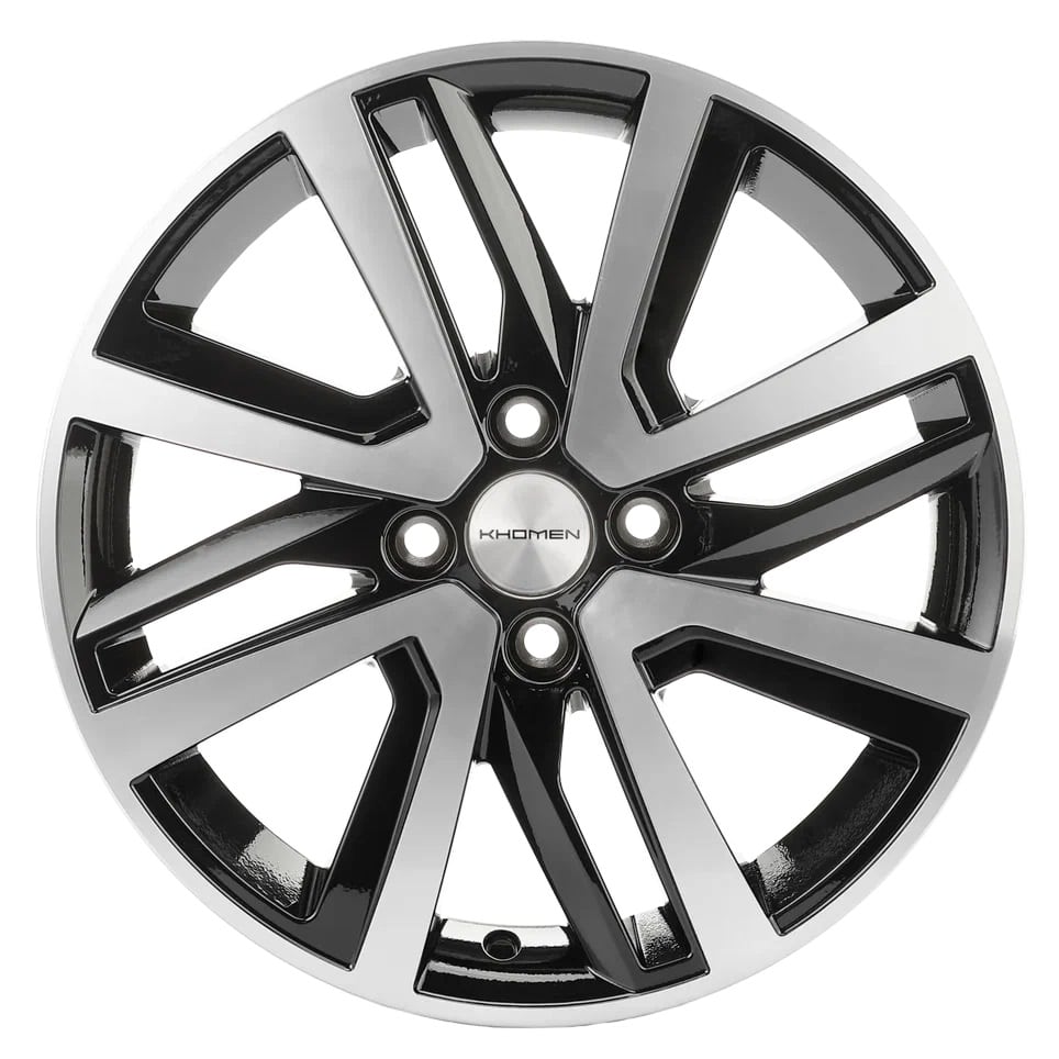 Диск KHW1609 (16_Stepway) 6*16 37 4*100 60,1 BLACK-FP KHOMEN Wheels KHW101916