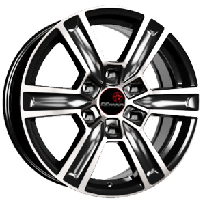 Диск B222 7,5*17 25 6*139,7 106,1 алмаз черный Vector 22200AB