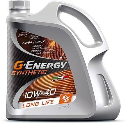 Масло G-Energy Synthetic Long Life 10W-40, 4л
