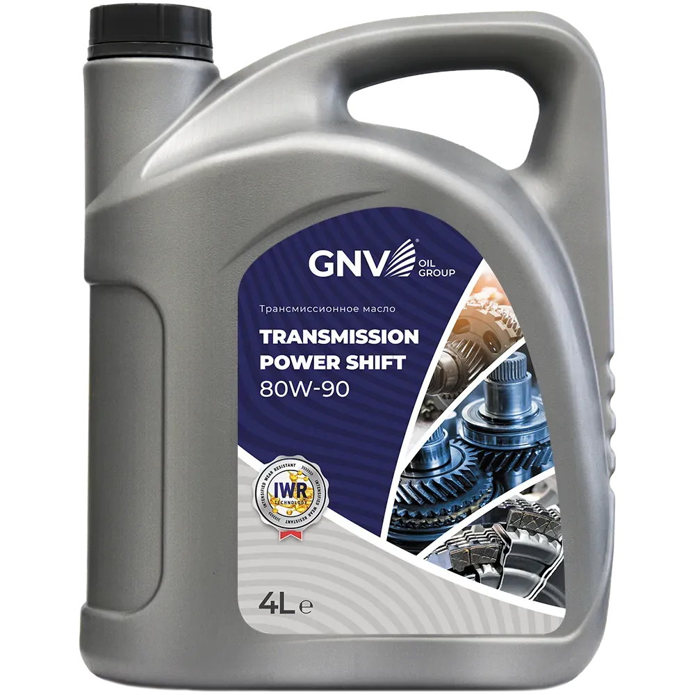 Трансмиссионное масло GNV Transmission Power Shift 80W90 GL-4/5 4 л