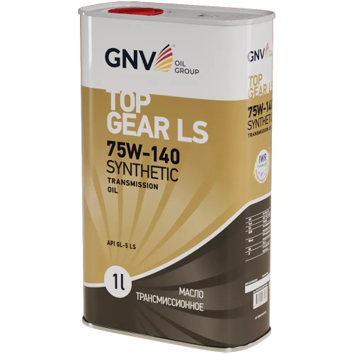 Трансмиссионное масло GNV Top Gear LS Synthetic 75W140 GL-5 LS 1 л