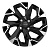 Диск KHW1508 (ZV 15_Logan) 6*15 40 4*100 60,1 BLACK-FP KHOMEN KHW108010